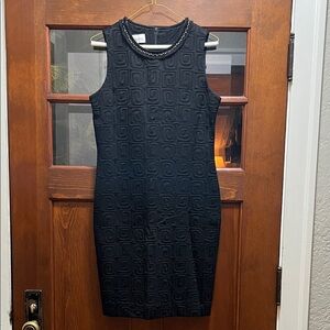 Sara Campbell Black Sleeveless Mini Dress